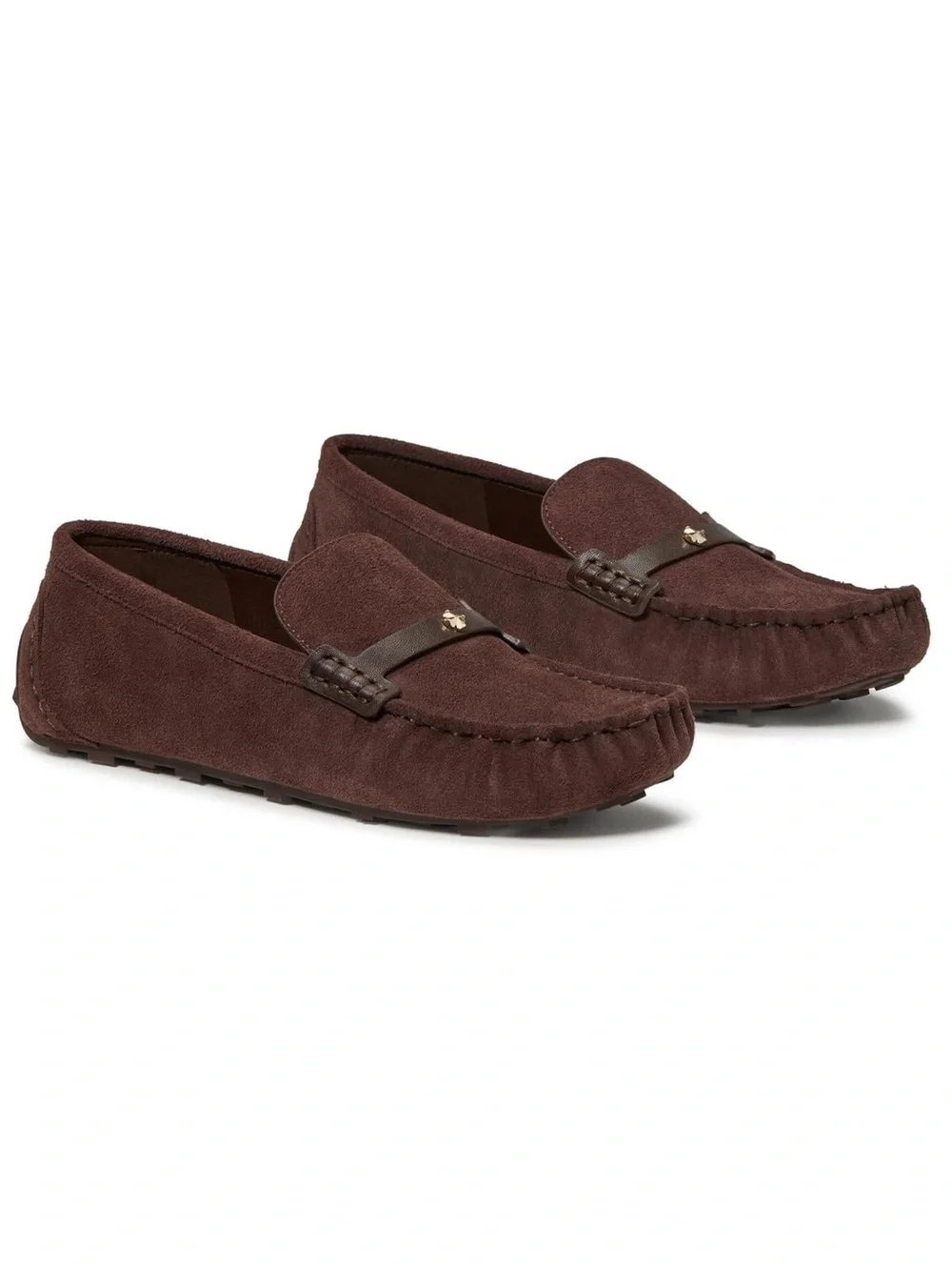 kate spade new york Women's Flower Stud Round Toe Moccasin Loafers Size 8